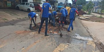 Após temporal e alagamentos, administração de Ceilândia anuncia obra de drenagem