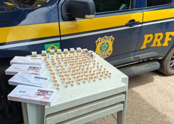 PRF apreende remédios ilegais para emagrecer avaliados em R$ 50 mil