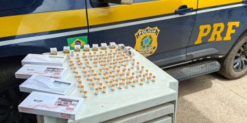 PRF apreende remédios ilegais para emagrecer avaliados em R$ 50 mil