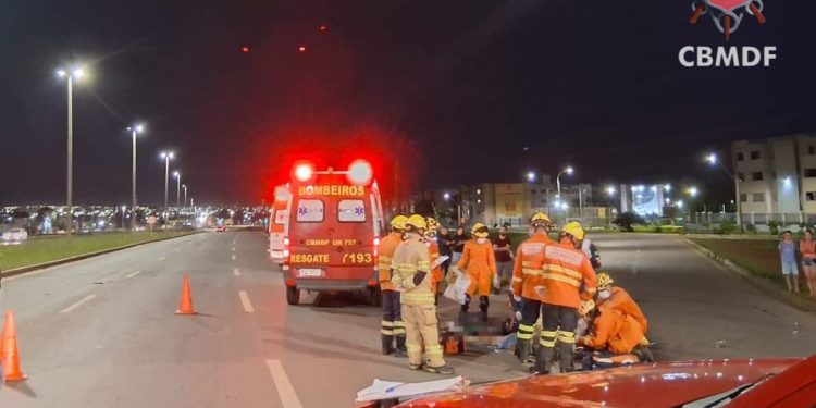 Homem morre ao ser atropelado em rodovia no DF