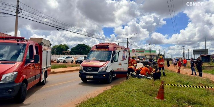 Homem morre após ser atropelado na Estrada Parque Núcleo Bandeirante