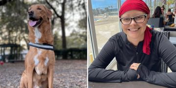 Mulher descobre câncer após cachorro ter comportamento estranho