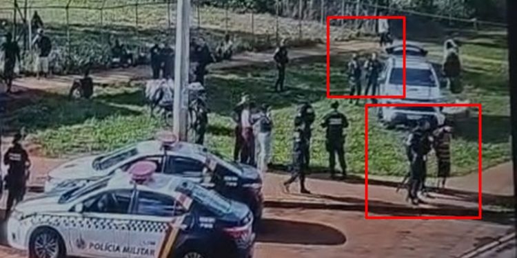 Foragidos tentam se camuflar entre mendigos na Asa Sul, mas são presos. Veja vídeo