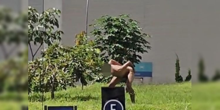 “Peladão” de Águas Claras é preso com faca em praça pública. Veja vídeo