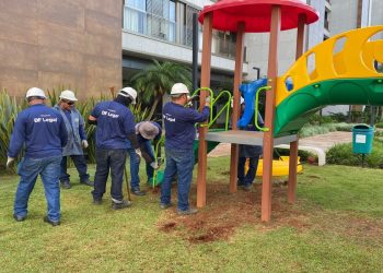 Moradores organizam manifestação contra retirada de parquinho no DF
