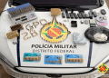 Casa no DF tinha 391 munições de fuzis e pistolas e 1,78 kg de drogas