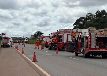Acidente deixa feridos em Planaltina e mobiliza helicóptero no resgate. Veja vídeo