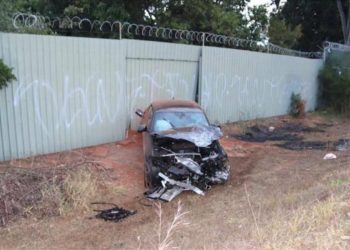 Veja como ficou BMW envolvida em racha de jovens no Lago Sul