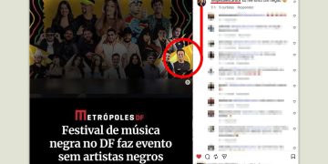 Cantor que se apresentou em festival de música negra debocha: “Me sinto negão”