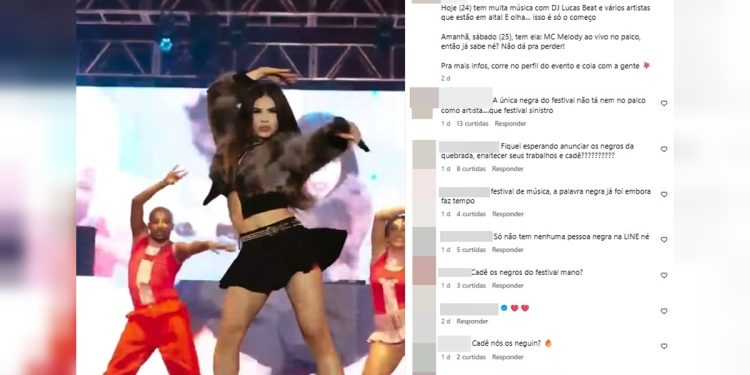 Ministério vê “com preocupação” repercussão de festival sem negros