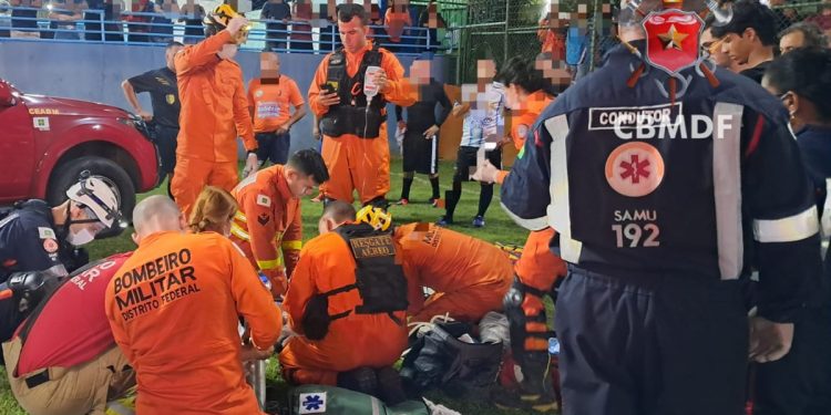 Homem tem parada cardíaca e morre durante jogo de futebol em clube na Asa Sul