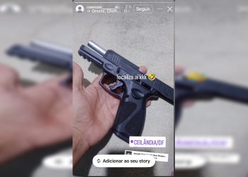 “Localiza aí”: homem posta arma nas redes, desafia PMDF e acaba preso