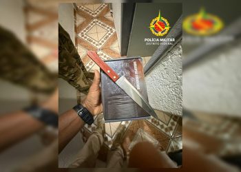 Homem tenta invadir casa da ex e ameaça mulher com seis crianças