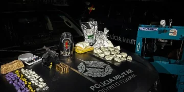 Polícia Militar desmantela pontos de produção de drogas no DF. Veja vídeo