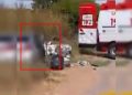 Casal morre após grave acidente na BR-020; carros bateram de frente. Veja vídeo