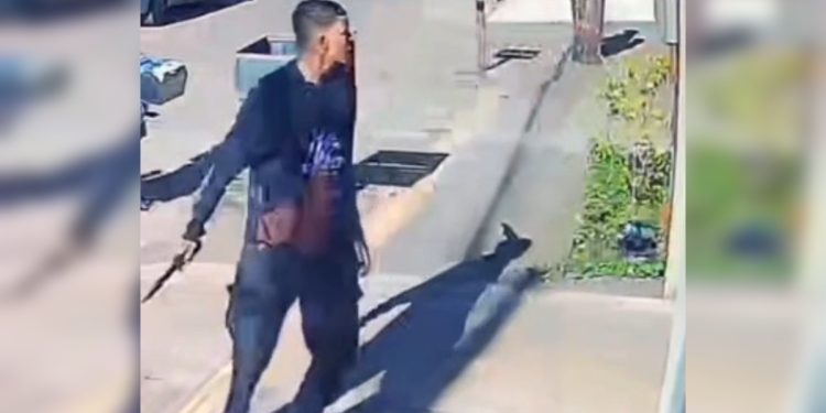Homem ameaça ex com facão e é morto a tiros pelo atual da mulher. Veja vídeo