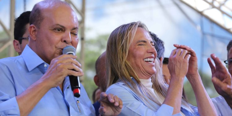 Após troca de farpas, Ibaneis diz que Celina será reeleita. Vídeo