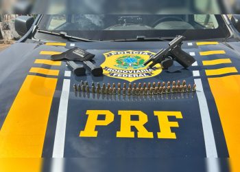 AgroBrasília: homem é preso com pistola e munições na BR-251