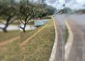 Caminhão fica “entalado” em tesourinha na Asa Sul