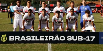 São Paulo empata com o Flamengo e segue sem vencer no Brasileirão sub-17