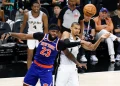 Veja fotos do jogo entre Knicks e Spurs pelo jogo cinco das finais da NBA