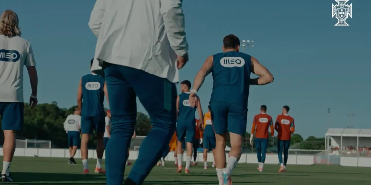 Portugal faz primeiro treino nos EUA com festa e portões abertos ao público