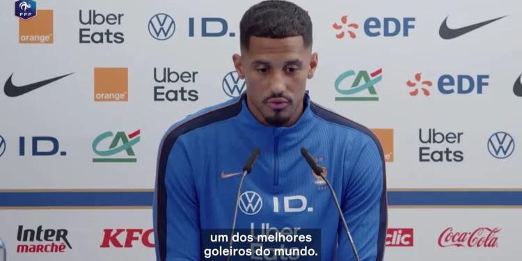 Saliba comenta críticas a Maignan antes do duelo da França contra o Iraque