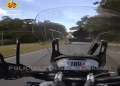 Motociclista sem CNH e com tornozeleira foge a 200 km/h e é preso. Veja vídeo