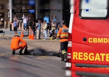 Homem morre ao ser atropelado por ônibus no Recanto das Emas