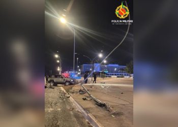Vídeo mostra rastro de destruição causado por bêbada na Esplanada