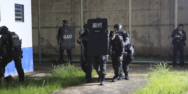 Simulação das Forças de Segurança provoca interdições perto da Papuda