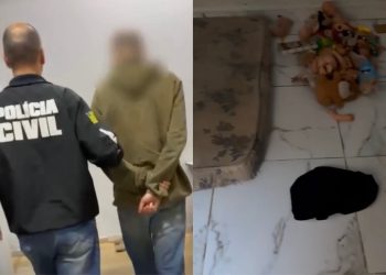 Pai é preso em GO após manter filhos trancados em quarto escuro