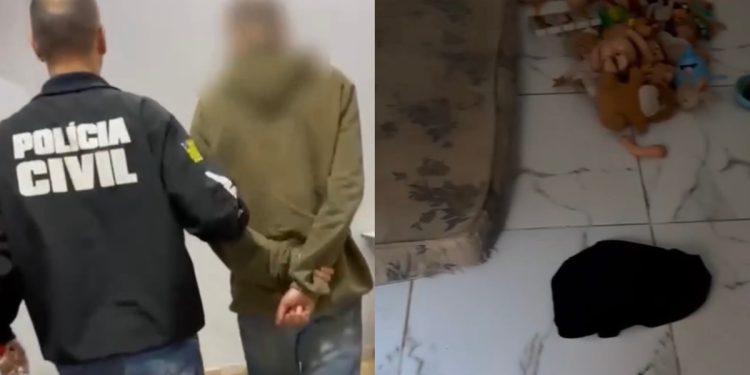 Pai é preso em GO após manter filhos trancados em quarto escuro