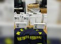iPhones 17 e milhares de latas de cerveja são apreendidos pela Receita do DF