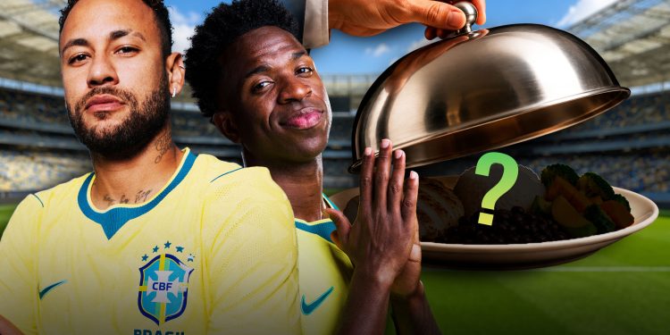 O que Neymar, Vini Jr. e outros atletas comem antes dos jogos da Copa?