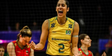 Brasil vence Itália e assume liderança da Liga das Nações feminina