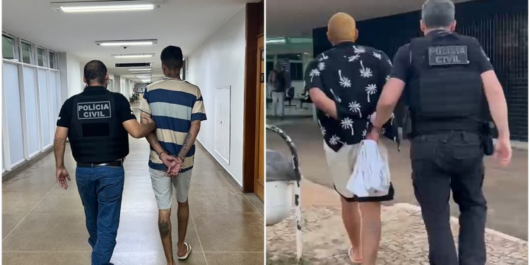 Garçom e comparsa são presos por matar homem com 40 facadas no DF